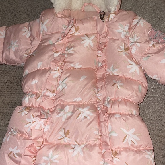 Pink 3/6 Month Baby Snowsuit - Jessica Simpson - Picture 9 of 9